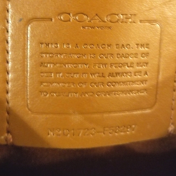 Coach Crossbody File Bag No D1723 - F58297 - Picture 5 of 9